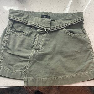BDG Army Green Cargo Mini Skirt